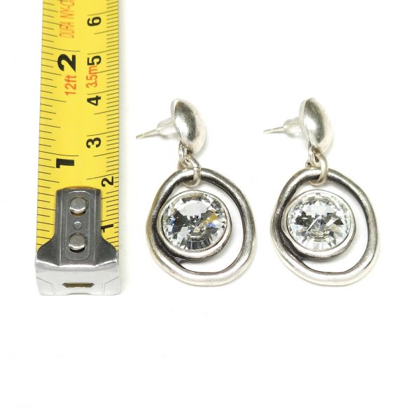 Hand Made Pewter Earrings - SKU# NE-1352 - Image 2