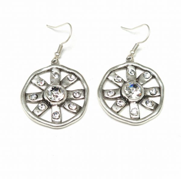Hand Made Pewter Earrings - SKU# NE-1374