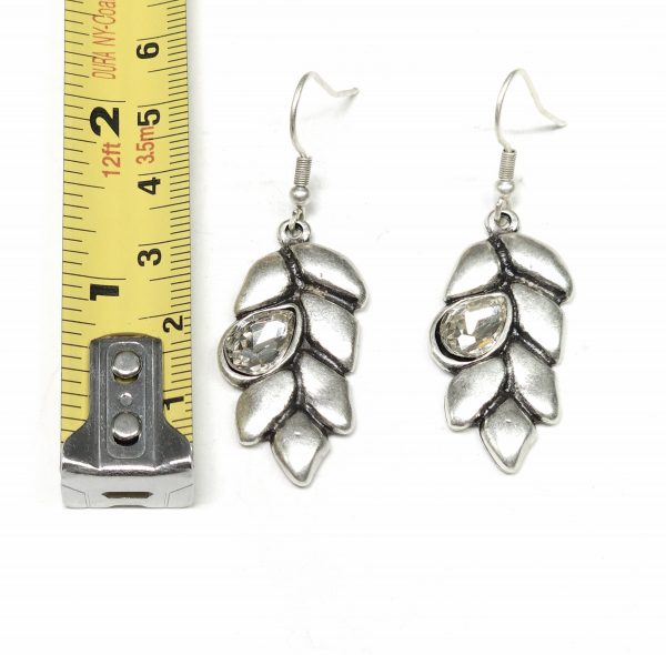 Hand Made Pewter Earrings - SKU# NE-1392 - Image 2