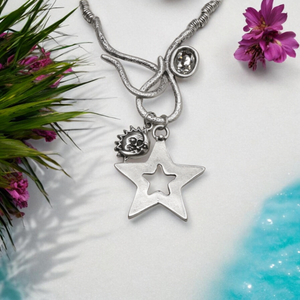 Hand Made Pewter Necklace - SKU# 1539-11