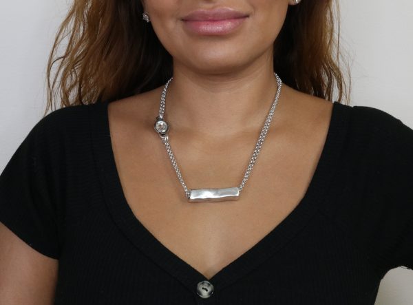 Hand Made Pewter Necklace - SKU# 1587-11 - Image 3