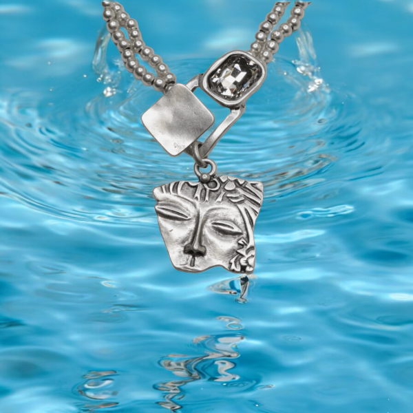 Hand Made Pewter Necklace - SKU# 1541-11