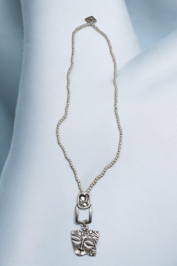 Hand Made Pewter Necklace - SKU# 1541-11 - Image 6
