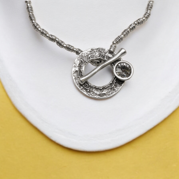 Hand Made Pewter Necklace - SKU# 1542-11