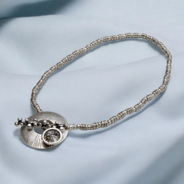 Hand Made Pewter Necklace - SKU# 1543-11 - Image 3