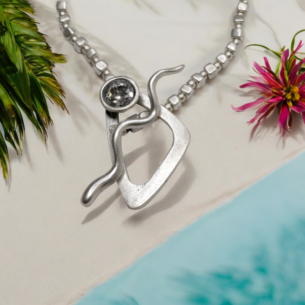 Hand Made Pewter Necklace - SKU# 1545-11