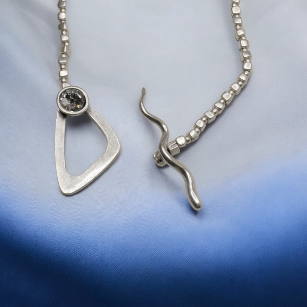 Hand Made Pewter Necklace - SKU# 1545-11 - Image 4
