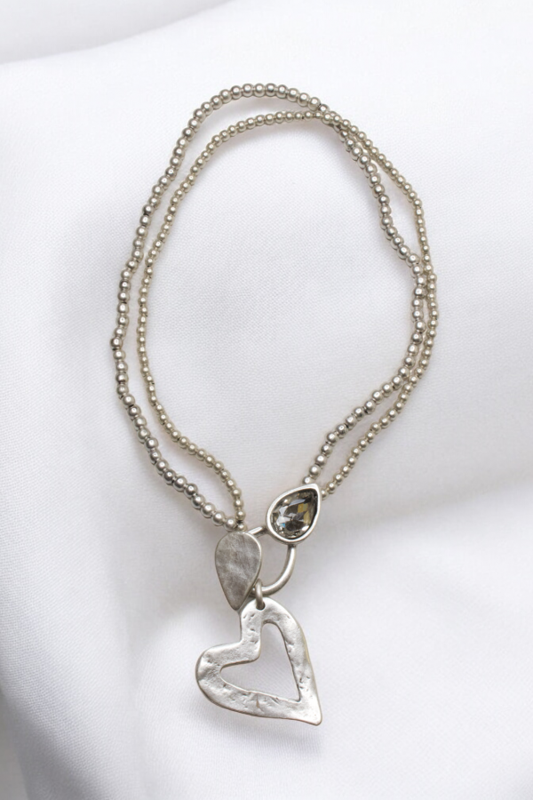 Hand Made Pewter Necklace - SKU# 1547-11 - Image 4