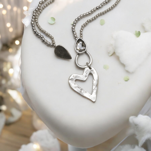 Hand Made Pewter Necklace - SKU# 1547-11 - Image 2