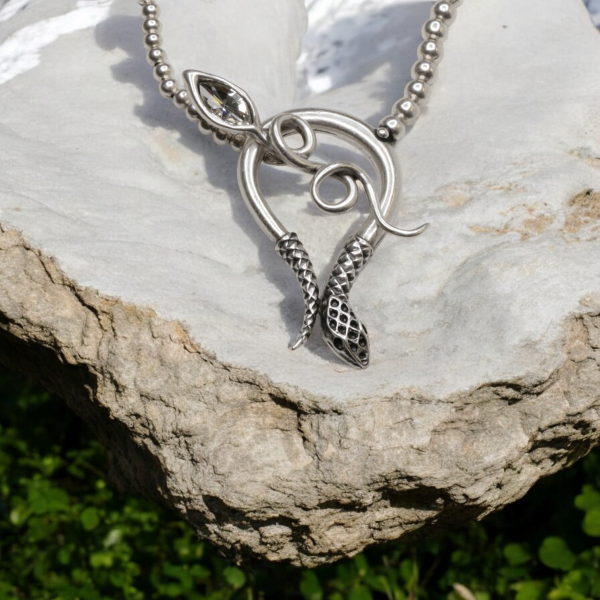 Hand Made Pewter Necklace - SKU# 1549-11