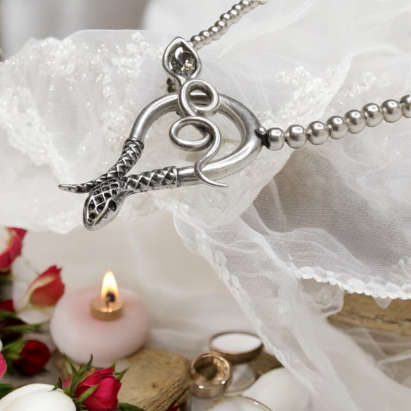 Hand Made Pewter Necklace - SKU# 1549-11 - Image 3
