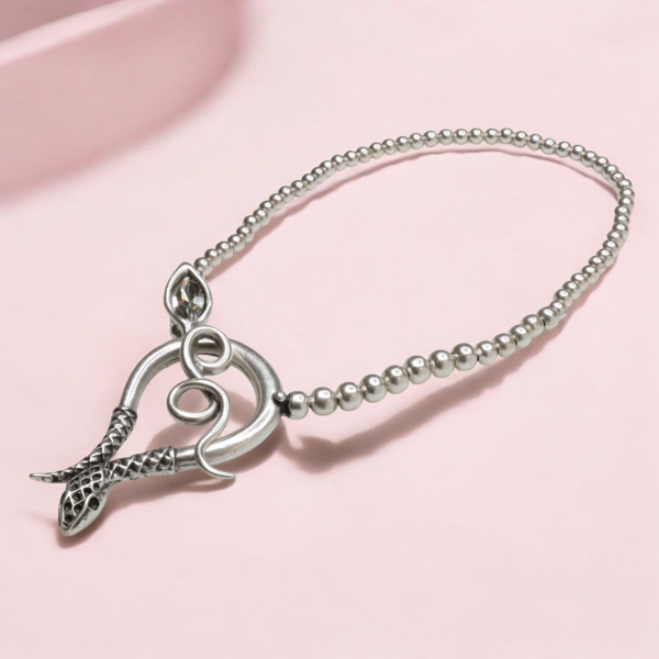 Hand Made Pewter Necklace - SKU# 1549-11 - Image 5