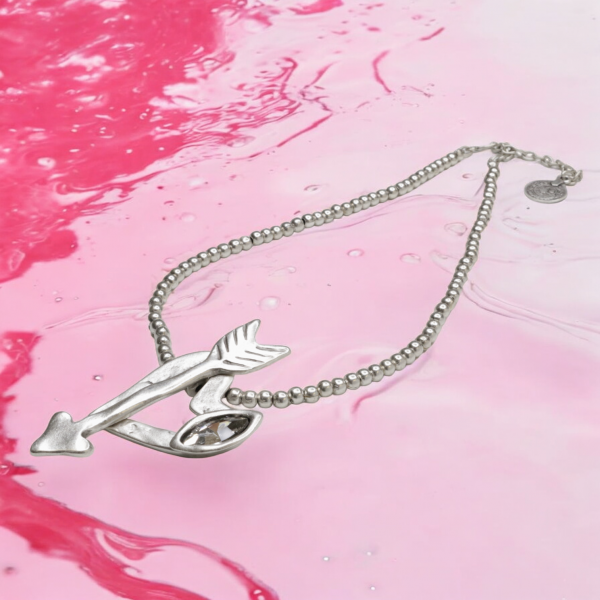 Hand Made Pewter Necklace - SKU# 1552-11 - Image 3