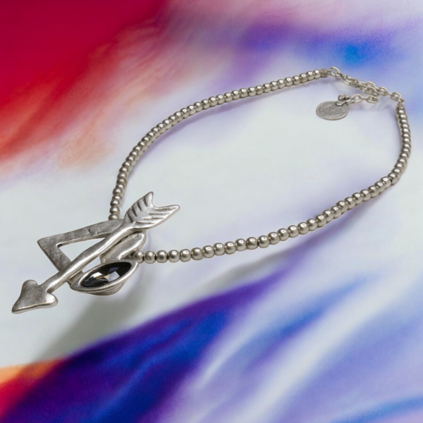 Hand Made Pewter Necklace -SKU# 1552-75G - Image 5
