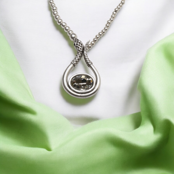 Hand Made Pewter Necklace - SKU# 1553-11 - Image 3