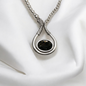 Hand Made Pewter Necklace -SKU# 1553-75G