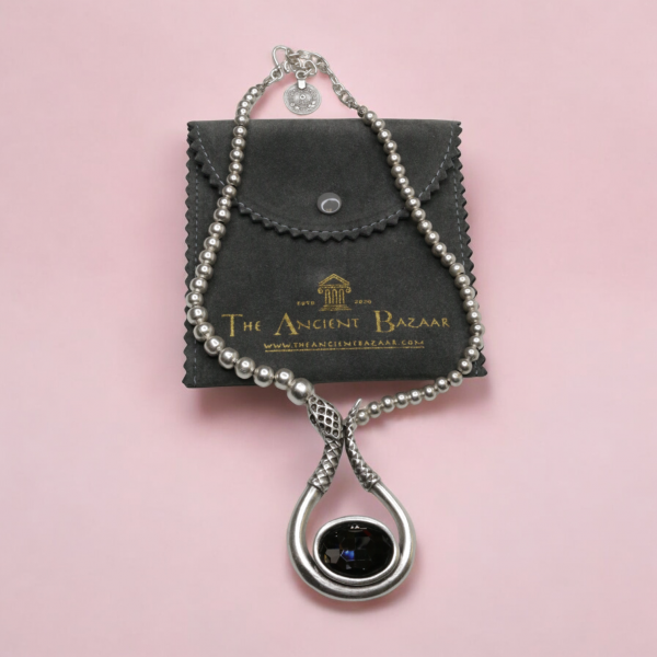 Hand Made Pewter Necklace -SKU# 1553-75G - Image 5