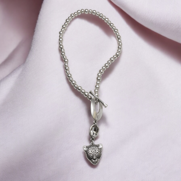 Hand Made Pewter Necklace - SKU# 1555-11 - Image 2