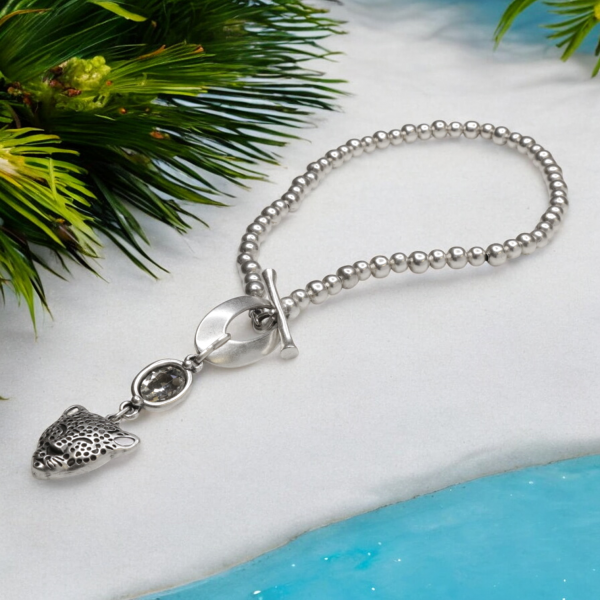 Hand Made Pewter Necklace - SKU# 1555-11 - Image 4