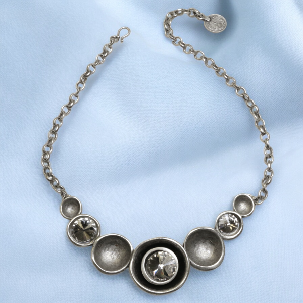 Hand Made Pewter Necklace - SKU# 1562-11 - Image 2