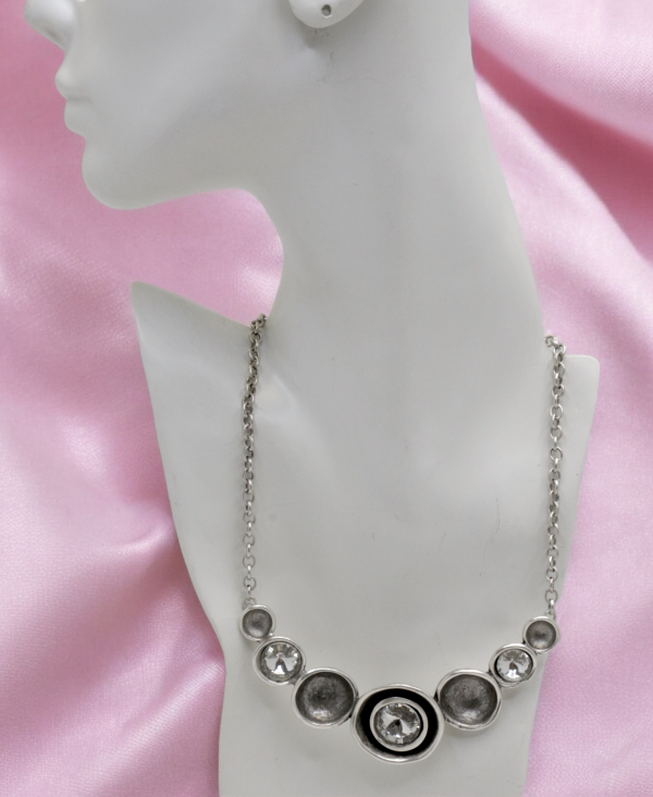 Hand Made Pewter Necklace - SKU# 1562-11 - Image 5