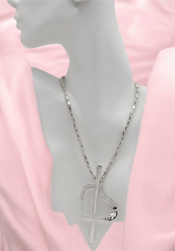 Hand Made Pewter Necklace - SKU# 1563-11 - Image 5