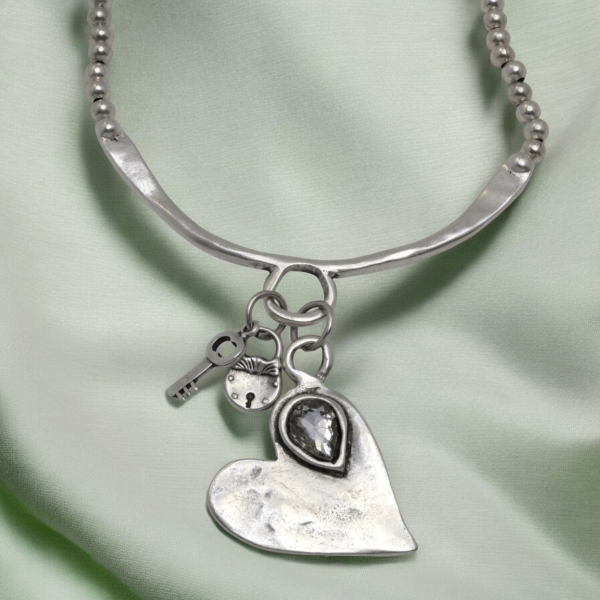 Hand Made Pewter Necklace - SKU# 1564-11
