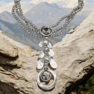 Hand Made Pewter Necklace - SKU# 1565-11