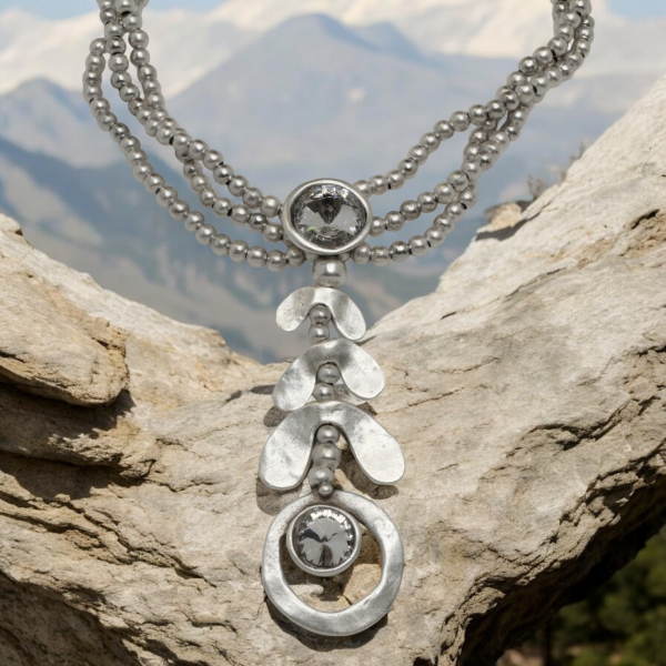 Hand Made Pewter Necklace - SKU# 1565-11