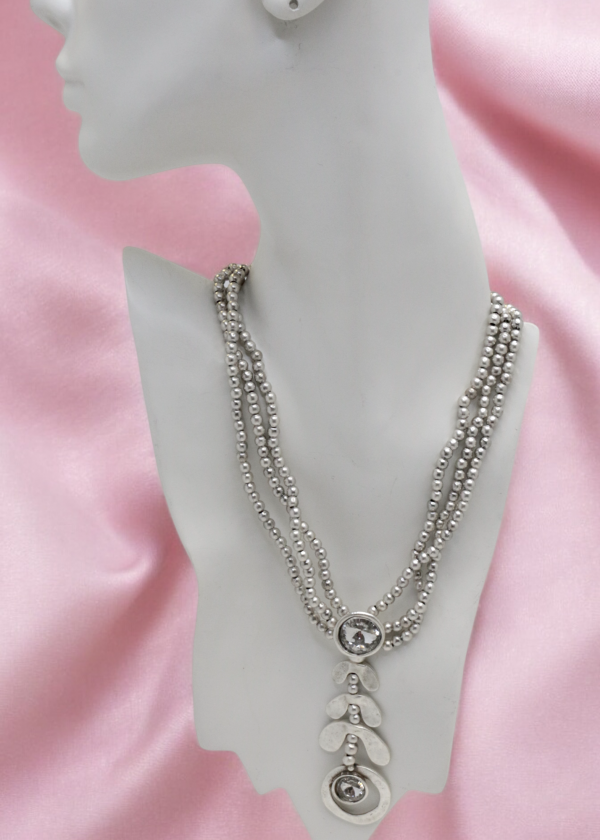 Hand Made Pewter Necklace - SKU# 1565-11 - Image 5