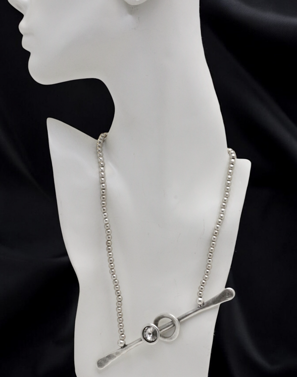 Hand Made Pewter Necklace - SKU# 1567-11 - Image 5