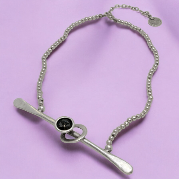 Hand Made Pewter Necklace - SKU# 1567-75G - Image 5