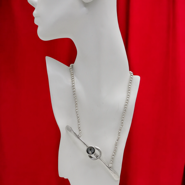 Hand Made Pewter Necklace - SKU# 1567-75G - Image 4