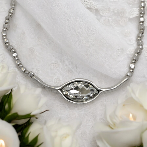 Hand Made Pewter Necklace - SKU# 1570-11 - Image 4