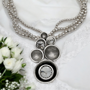 Hand Made Pewter Necklace - SKU# 1573-11