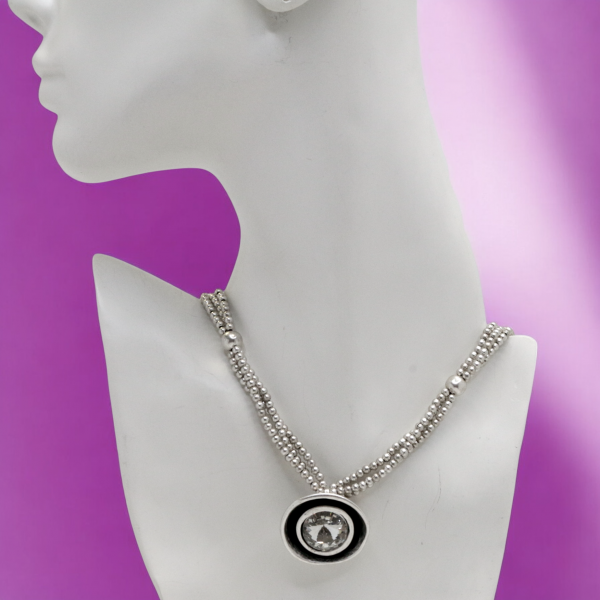Hand Made Pewter Necklace - SKU# 1575-11 - Image 5