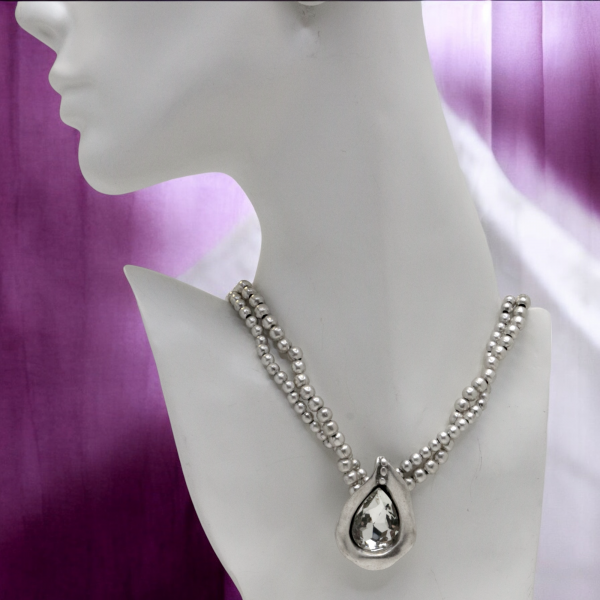 Hand Made Pewter Necklace - SKU# 1576-11 - Image 5