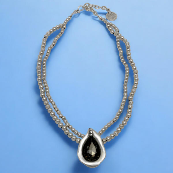 Hand Made Pewter Necklace - SKU# 1576-75G - Image 2