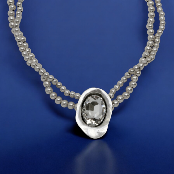 Hand Made Pewter Necklace - SKU# 1577-11