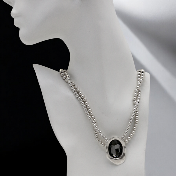 Hand Made Pewter Necklace - SKU# 1577-75G - Image 5