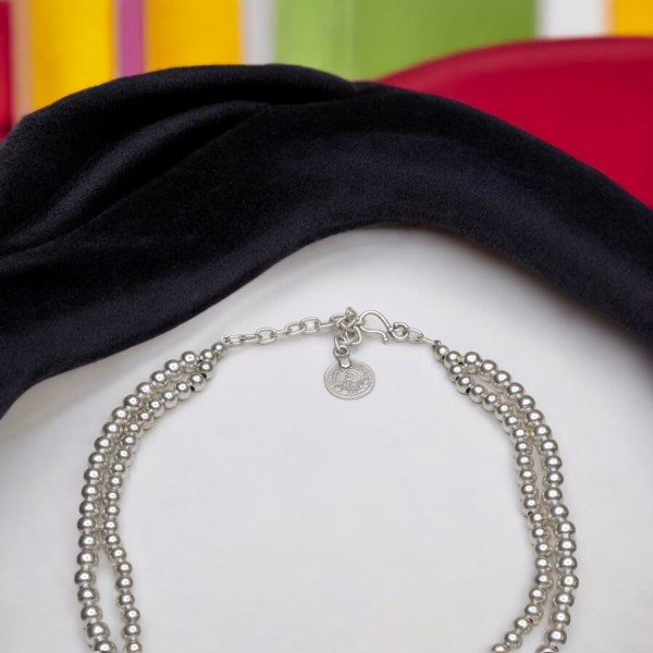 Hand Made Pewter Necklace - SKU# 1578-11 - Image 5