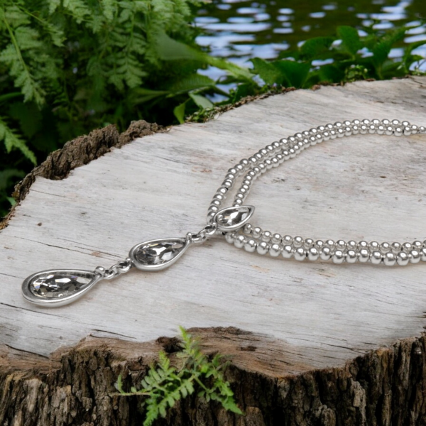 Hand Made Pewter Necklace - SKU# 1578-11 - Image 4