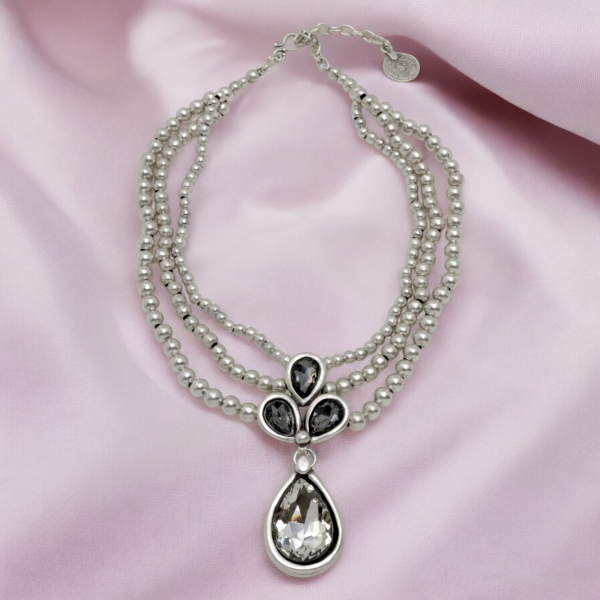 Hand Made Pewter Necklace - SKU# 1579-11 - Image 5