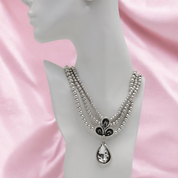Hand Made Pewter Necklace - SKU# 1579-11 - Image 4