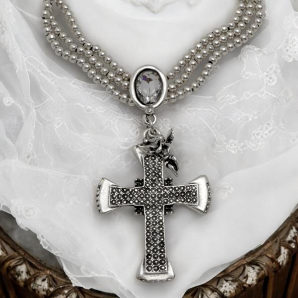 Hand Made Pewter Necklace - SKU# 1581-11