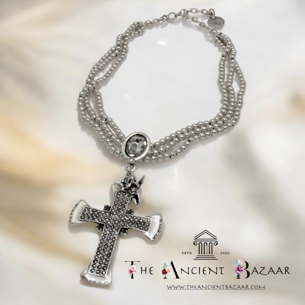 Hand Made Pewter Necklace - SKU# 1581-11 - Image 2