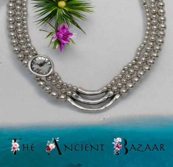 Hand Made Pewter Necklace - SKU# 1585-11