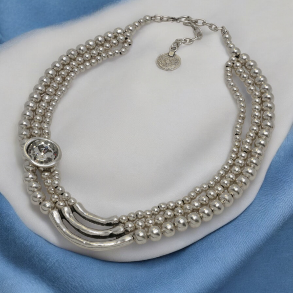 Hand Made Pewter Necklace - SKU# 1585-11 - Image 4