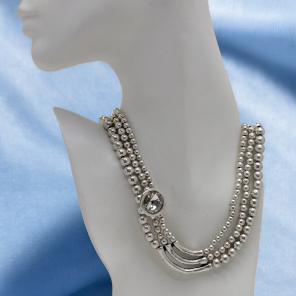 Hand Made Pewter Necklace - SKU# 1585-11 - Image 5