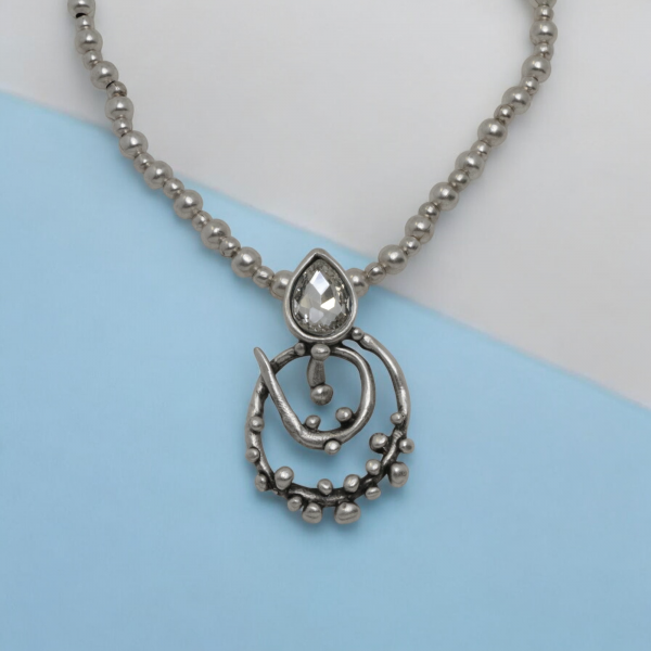 Hand Made Pewter Necklace - SKU# 1586-11